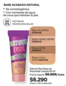 Avon Natura - base acabado l oferta