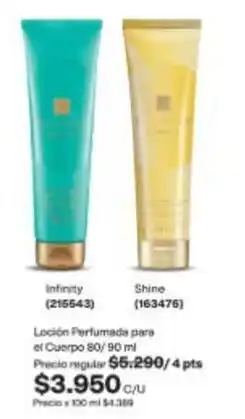 Avon Loción parfumada para el cospon oferta