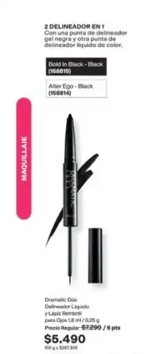 Avon 2 delineador en 1 oferta