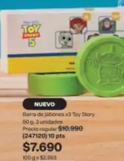 Avon Toy story - barra de jabones x3 oferta