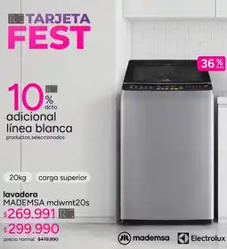 Ripley Mademsa - lavadora oferta