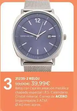 Cristian Lay Cristal - reloj oferta
