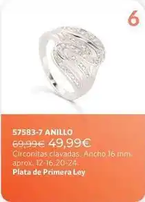 Cristian Lay 57583-7 anillos oferta