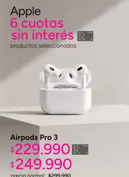 Ripley Apple - airpods pro 3 oferta