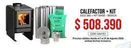 Dabed Bosca - calefactor + kit oferta