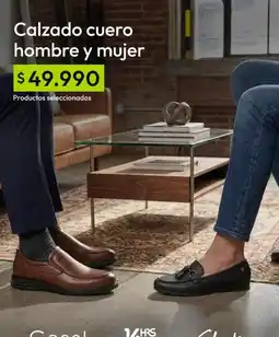 Falabella Calzado cuero hombre y mujer oferta