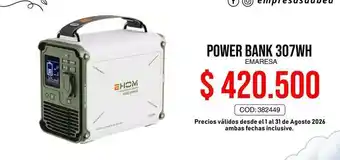 Power - bank 307wh