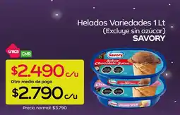 Tottus Savory - helados variedades oferta