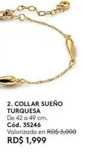 Ésika Collar sueno turquesa oferta