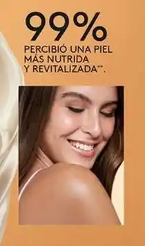 Ésika Percibio una piel mas nutrida y revitalizada oferta