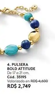 Ésika Pulsera bold attitude oferta