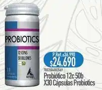 Nautica Probiótico 12c 50b x30 capsulas probiotics oferta