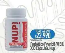 Nautica Probiótico pylorioff 40 bill x30 capsulas, nup oferta