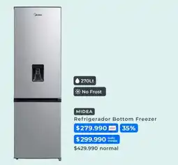 Paris Midea - refrigerador freezer oferta