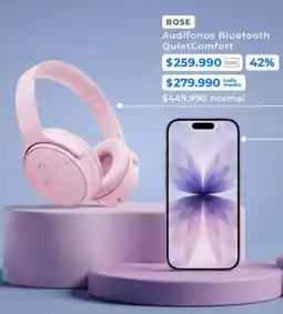 Paris Bose - audifonos bluetooth quietcomfort oferta