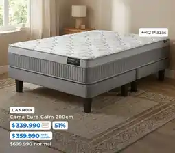 Paris Canon - cama euro calm 200cm oferta