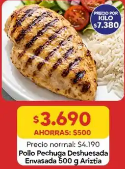 Super Bodega a Cuenta Ariztía - pollo pechuga deshuesada envasada oferta