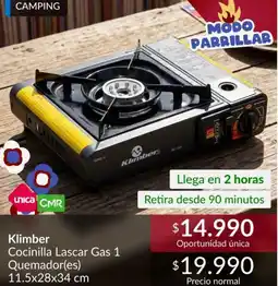 Constructor Sodimac Klimber - cocinila lascar gas 1 quemador oferta