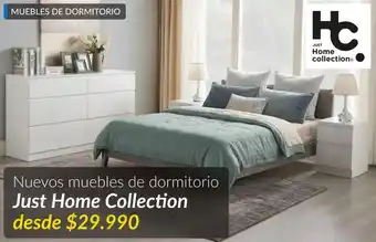 Nuevos muebles de dormitorio just home collection