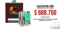 Dabed Bosca - calefactor leña gold/bur oferta