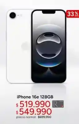 Ripley Iphone 16e 128gb oferta