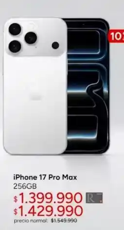 Ripley Iphone 17 pro max 256gb oferta