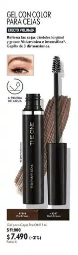 Oriflame Gel con color para cetas oferta