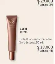 Oriflame Giordani - tinte bronceador gold essenza oferta