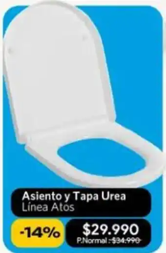 Asiento y tapa urea