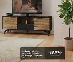 Constructor Sodimac Mesa de tv bellavista roble y negro oferta