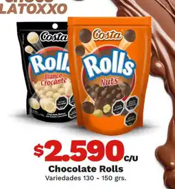 OXXO Costa - chocolate rolls oferta