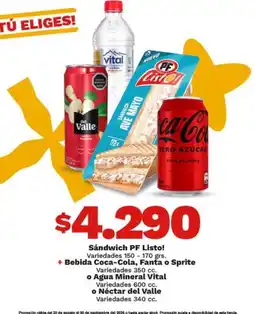 OXXO Vital - sandwich p/listo oferta