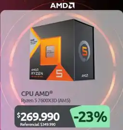 PC Factory Amd - cpu and ryzen 5 7600x3d (ams) oferta