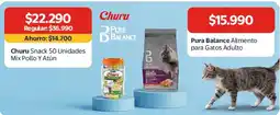 Lider Balance - churu snack 50 unidades mix pollo y atun oferta