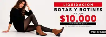 Liquidación botas y botines