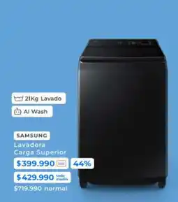 Foster Samsung - lavadora carga superior oferta