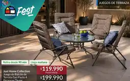 Constructor Sodimac Just home collection juego de balcon de terrazas oferta