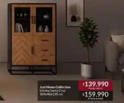 Constructor Sodimac Just home collection vitrinas santa cruz oferta
