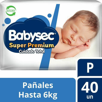 Unimarc Pañal Babysec super premium P 40 u (hasta 6 Kg) oferta