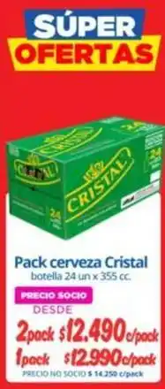 Alvi Cristal - pack cerveza oferta