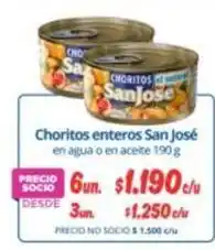 Alvi San josé - choritos enteros oferta