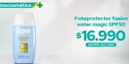 Cruz Verde Isdin - fotoprotector fusion water magic spf50 oferta
