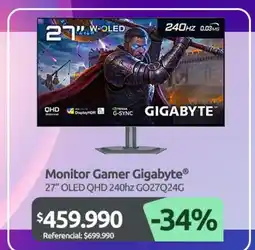 PC Factory Monitor gamer oferta