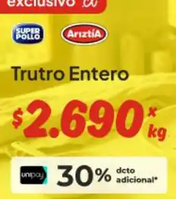 Unimarc Ariztía - trutro entero oferta