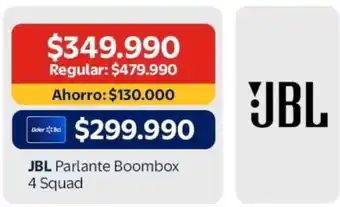 Jbl - parlante boombox 4 squad
