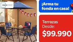 Lider Mainstays - terrazas oferta