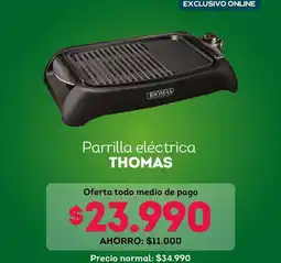 Tottus Thomas - parrilla eléctrica oferta