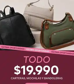 Sei Carteras, mochilas y bandoleras oferta