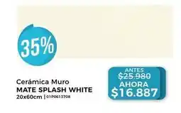 Dap Ducasse Cerámica muro mate splash white oferta