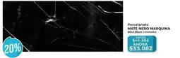 Dap Ducasse Porcelanato mate nero marquina oferta